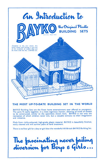 20th May, 1949 Flier - BAYKO description